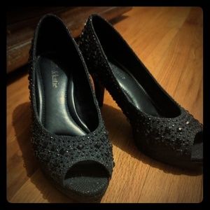 Kelly and Katie open toed heels